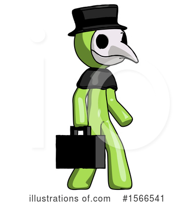 Royalty-Free (RF) Green Design Mascot Clipart Illustration by Leo Blanchette - Stock Sample #1566541