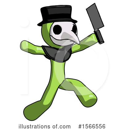 Royalty-Free (RF) Green Design Mascot Clipart Illustration by Leo Blanchette - Stock Sample #1566556