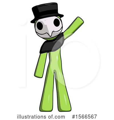 Royalty-Free (RF) Green Design Mascot Clipart Illustration by Leo Blanchette - Stock Sample #1566567