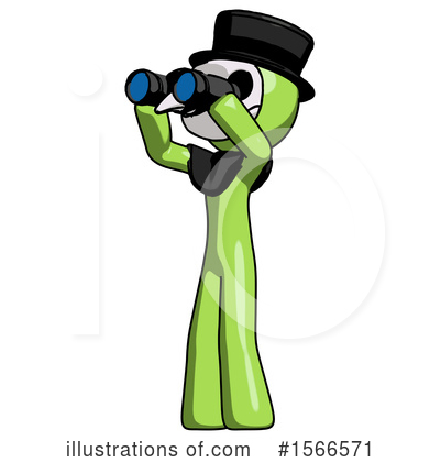 Royalty-Free (RF) Green Design Mascot Clipart Illustration by Leo Blanchette - Stock Sample #1566571
