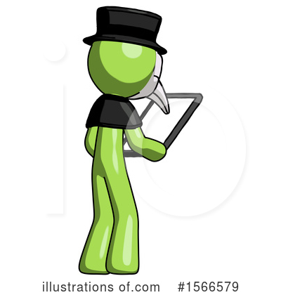 Royalty-Free (RF) Green Design Mascot Clipart Illustration by Leo Blanchette - Stock Sample #1566579