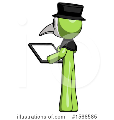 Royalty-Free (RF) Green Design Mascot Clipart Illustration by Leo Blanchette - Stock Sample #1566585