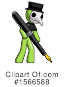 Green Design Mascot Clipart #1566588 by Leo Blanchette