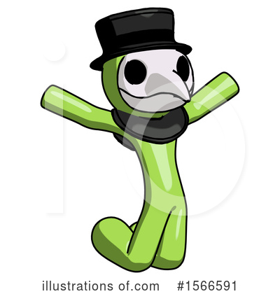 Royalty-Free (RF) Green Design Mascot Clipart Illustration by Leo Blanchette - Stock Sample #1566591