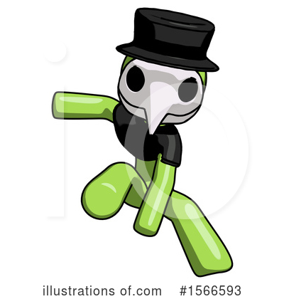 Royalty-Free (RF) Green Design Mascot Clipart Illustration by Leo Blanchette - Stock Sample #1566593