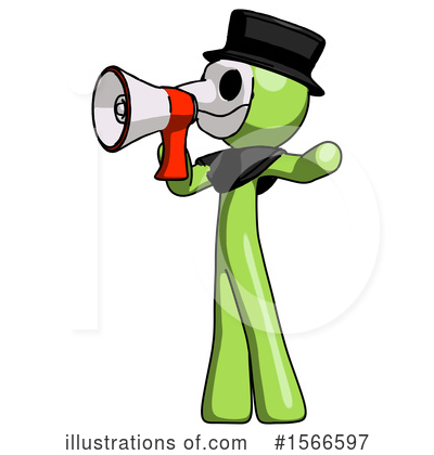 Royalty-Free (RF) Green Design Mascot Clipart Illustration by Leo Blanchette - Stock Sample #1566597