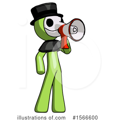 Royalty-Free (RF) Green Design Mascot Clipart Illustration by Leo Blanchette - Stock Sample #1566600