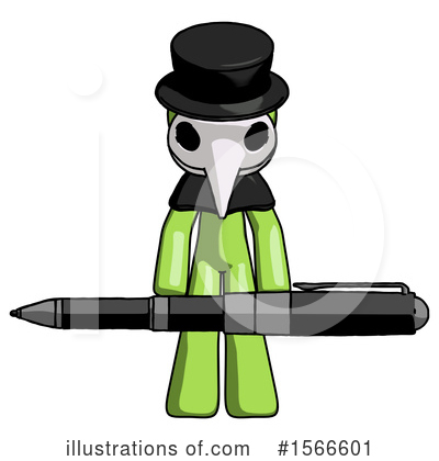 Royalty-Free (RF) Green Design Mascot Clipart Illustration by Leo Blanchette - Stock Sample #1566601