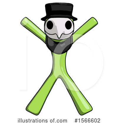 Royalty-Free (RF) Green Design Mascot Clipart Illustration by Leo Blanchette - Stock Sample #1566602
