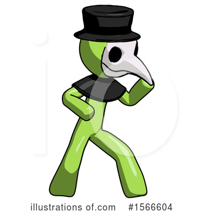 Royalty-Free (RF) Green Design Mascot Clipart Illustration by Leo Blanchette - Stock Sample #1566604