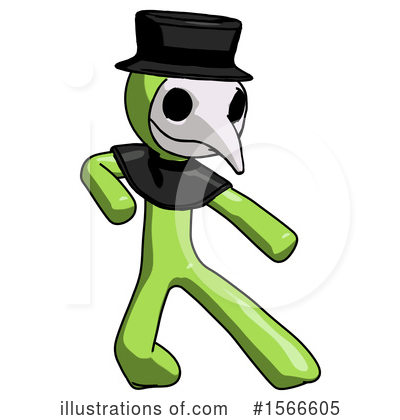 Royalty-Free (RF) Green Design Mascot Clipart Illustration by Leo Blanchette - Stock Sample #1566605