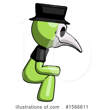 Royalty-Free (RF) Green Design Mascot Clipart Illustration by Leo Blanchette - Stock Sample #1566611