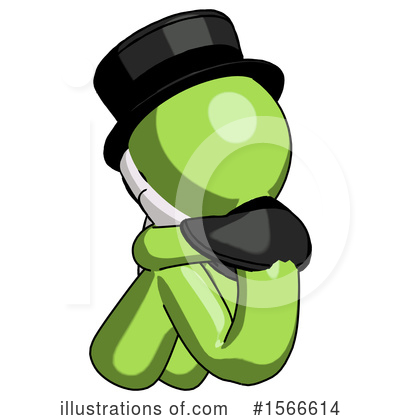 Royalty-Free (RF) Green Design Mascot Clipart Illustration by Leo Blanchette - Stock Sample #1566614