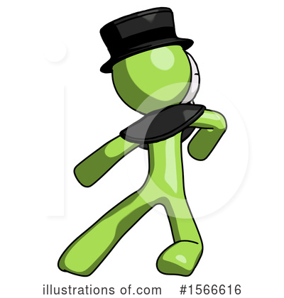 Royalty-Free (RF) Green Design Mascot Clipart Illustration by Leo Blanchette - Stock Sample #1566616