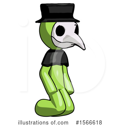 Royalty-Free (RF) Green Design Mascot Clipart Illustration by Leo Blanchette - Stock Sample #1566618