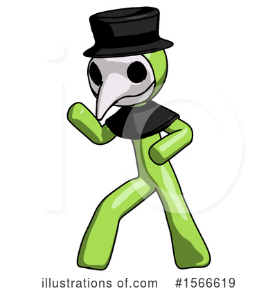 Royalty-Free (RF) Green Design Mascot Clipart Illustration by Leo Blanchette - Stock Sample #1566619