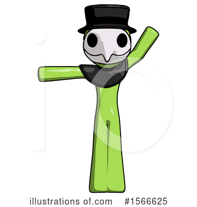 Royalty-Free (RF) Green Design Mascot Clipart Illustration by Leo Blanchette - Stock Sample #1566625