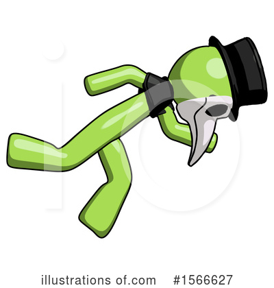 Royalty-Free (RF) Green Design Mascot Clipart Illustration by Leo Blanchette - Stock Sample #1566627