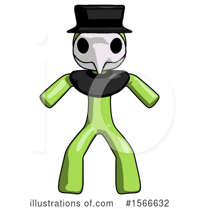 Royalty-Free (RF) Green Design Mascot Clipart Illustration by Leo Blanchette - Stock Sample #1566632