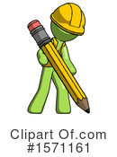 Green Design Mascot Clipart #1571161 by Leo Blanchette