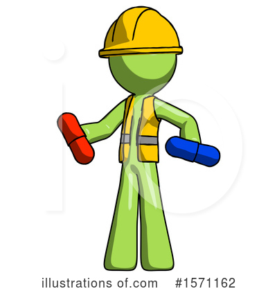 Royalty-Free (RF) Green Design Mascot Clipart Illustration by Leo Blanchette - Stock Sample #1571162