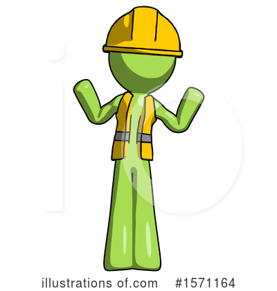 Royalty-Free (RF) Green Design Mascot Clipart Illustration by Leo Blanchette - Stock Sample #1571164