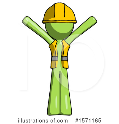 Royalty-Free (RF) Green Design Mascot Clipart Illustration by Leo Blanchette - Stock Sample #1571165