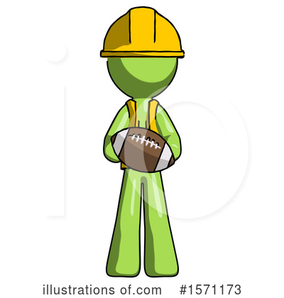 Royalty-Free (RF) Green Design Mascot Clipart Illustration by Leo Blanchette - Stock Sample #1571173