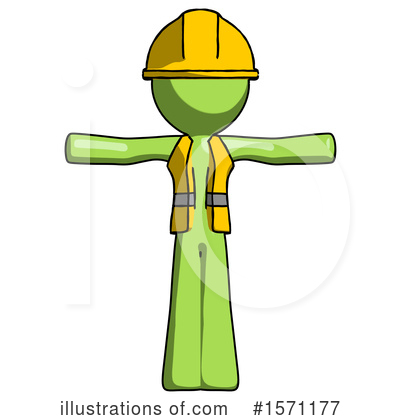 Royalty-Free (RF) Green Design Mascot Clipart Illustration by Leo Blanchette - Stock Sample #1571177