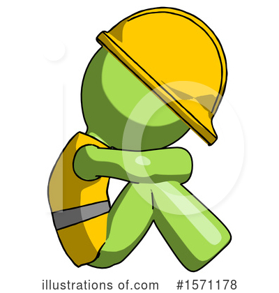 Royalty-Free (RF) Green Design Mascot Clipart Illustration by Leo Blanchette - Stock Sample #1571178