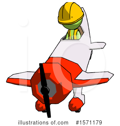 Royalty-Free (RF) Green Design Mascot Clipart Illustration by Leo Blanchette - Stock Sample #1571179