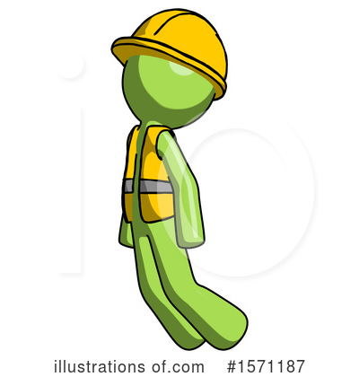 Royalty-Free (RF) Green Design Mascot Clipart Illustration by Leo Blanchette - Stock Sample #1571187
