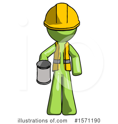 Royalty-Free (RF) Green Design Mascot Clipart Illustration by Leo Blanchette - Stock Sample #1571190