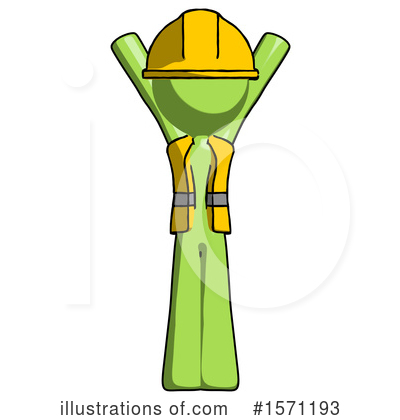 Royalty-Free (RF) Green Design Mascot Clipart Illustration by Leo Blanchette - Stock Sample #1571193
