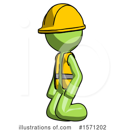 Royalty-Free (RF) Green Design Mascot Clipart Illustration by Leo Blanchette - Stock Sample #1571202