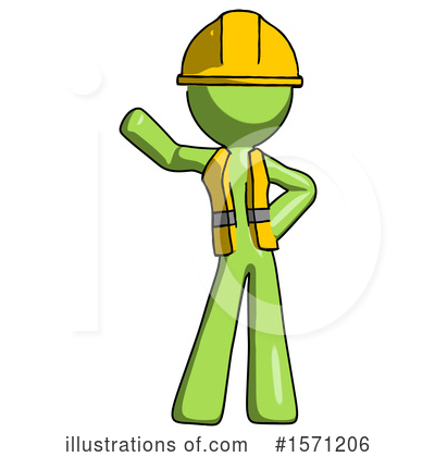 Royalty-Free (RF) Green Design Mascot Clipart Illustration by Leo Blanchette - Stock Sample #1571206