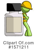 Green Design Mascot Clipart #1571211 by Leo Blanchette