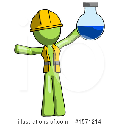 Royalty-Free (RF) Green Design Mascot Clipart Illustration by Leo Blanchette - Stock Sample #1571214