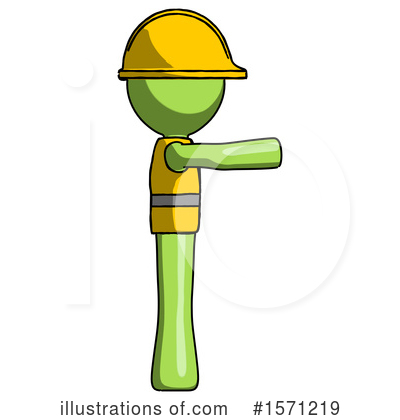 Royalty-Free (RF) Green Design Mascot Clipart Illustration by Leo Blanchette - Stock Sample #1571219