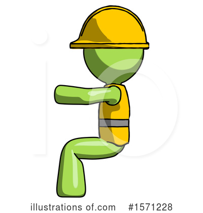 Royalty-Free (RF) Green Design Mascot Clipart Illustration by Leo Blanchette - Stock Sample #1571228