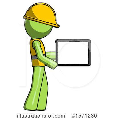 Royalty-Free (RF) Green Design Mascot Clipart Illustration by Leo Blanchette - Stock Sample #1571230