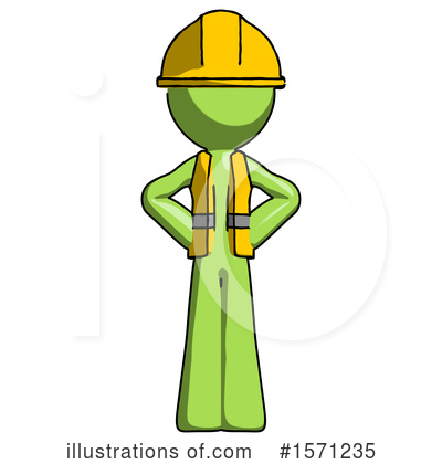 Royalty-Free (RF) Green Design Mascot Clipart Illustration by Leo Blanchette - Stock Sample #1571235