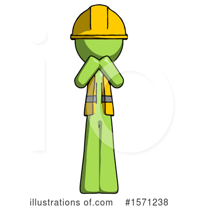 Royalty-Free (RF) Green Design Mascot Clipart Illustration by Leo Blanchette - Stock Sample #1571238