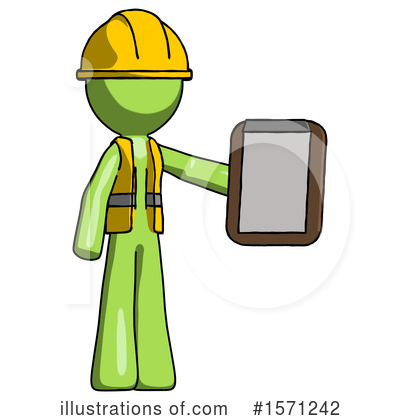 Royalty-Free (RF) Green Design Mascot Clipart Illustration by Leo Blanchette - Stock Sample #1571242