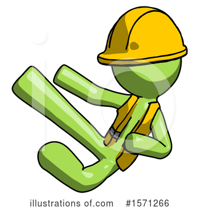 Royalty-Free (RF) Green Design Mascot Clipart Illustration by Leo Blanchette - Stock Sample #1571266