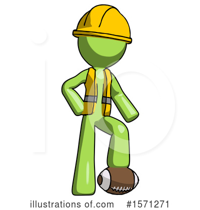 Royalty-Free (RF) Green Design Mascot Clipart Illustration by Leo Blanchette - Stock Sample #1571271