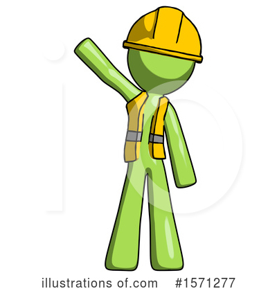 Royalty-Free (RF) Green Design Mascot Clipart Illustration by Leo Blanchette - Stock Sample #1571277