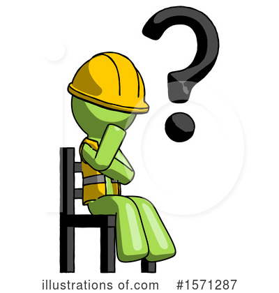 Royalty-Free (RF) Green Design Mascot Clipart Illustration by Leo Blanchette - Stock Sample #1571287