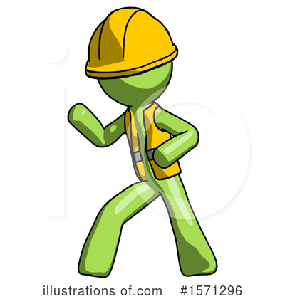 Royalty-Free (RF) Green Design Mascot Clipart Illustration by Leo Blanchette - Stock Sample #1571296