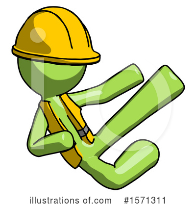 Royalty-Free (RF) Green Design Mascot Clipart Illustration by Leo Blanchette - Stock Sample #1571311